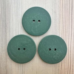 Plastik Knap Stor M�rk Gr�n - 35 mm