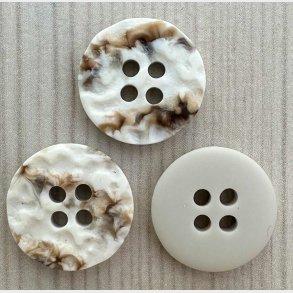 Plastik Knap Struktur overflade - 15 mm