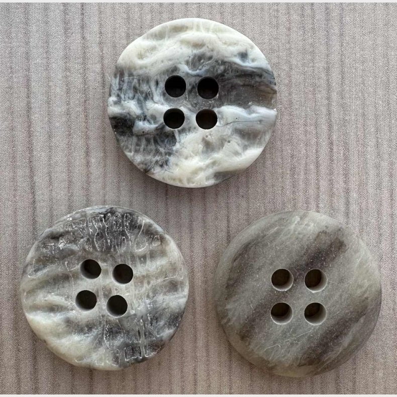 Plastik Knap Struktur overflade - 18 mm