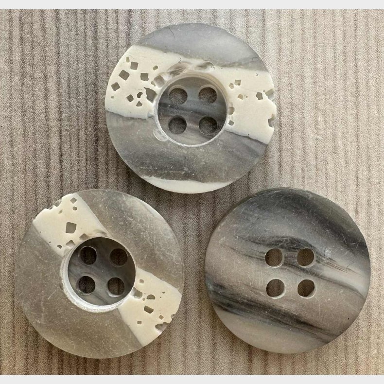 Plastik Knap Struktur overflade - 20 mm