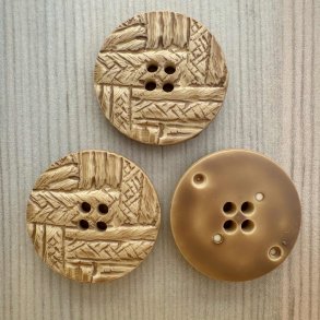 Plastik  Knap Tr�m�nster - 28 mm