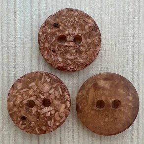 Plastik Knap med struktur - 16 mm