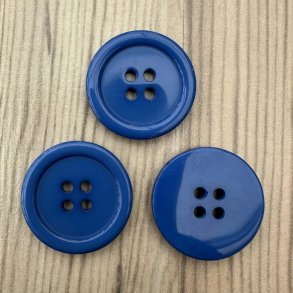 Plastik Knap Bl� - 25 mm