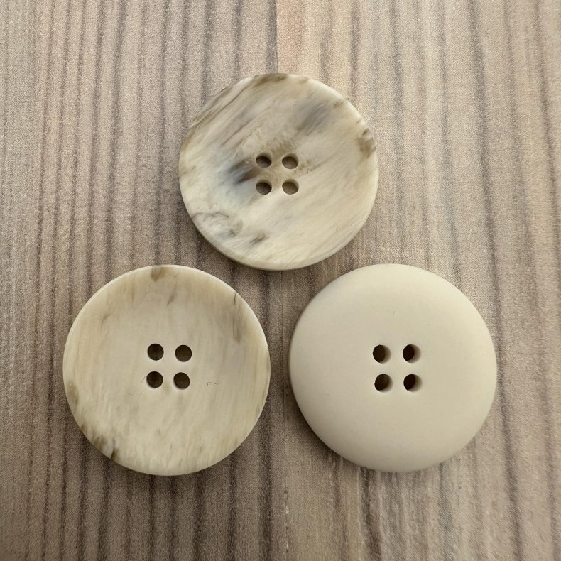 Plastik Knap Lys Med Effekt - 21 mm