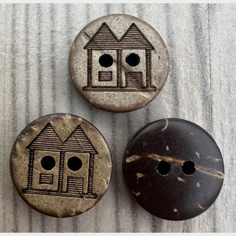 Kokos Knap Hus - 13 mm