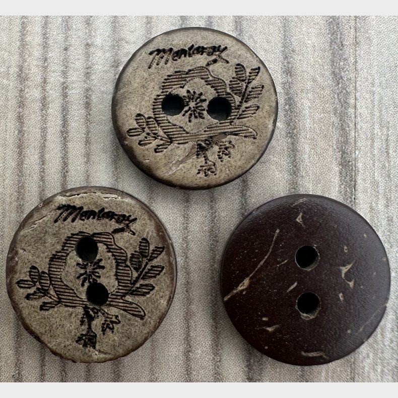 Kokos Knap Blomst - 13 mm