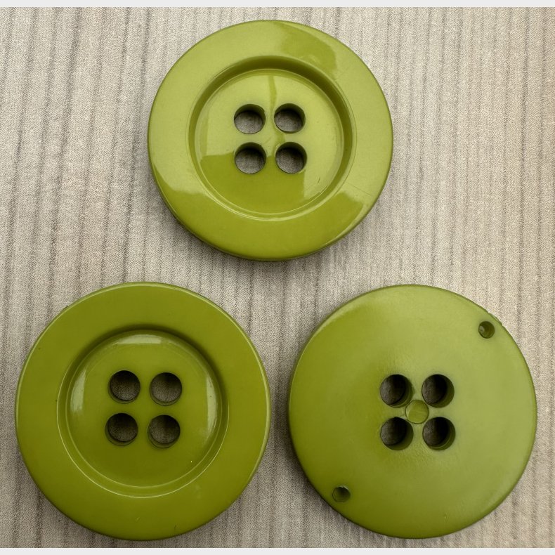 Plastik Knap Gr�n - 23 mm
