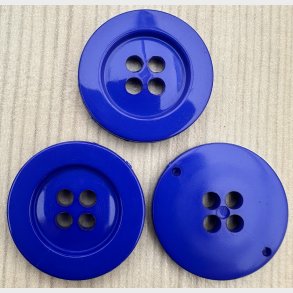 Plastik Knap Bl� - 23 mm