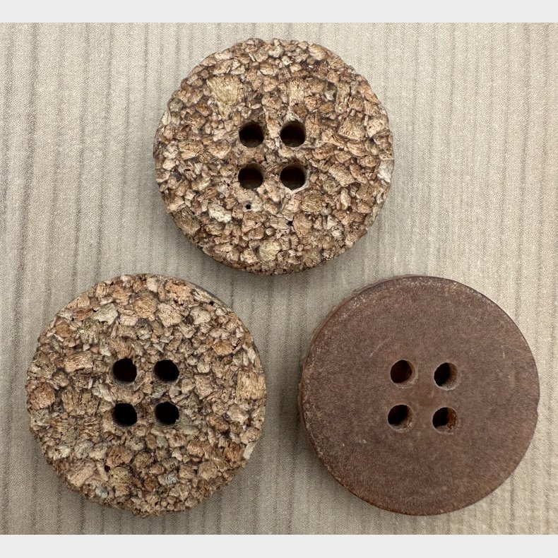 Plastik knap Rustik Overflade - 20 mm