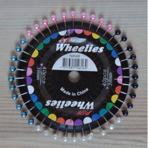 Knappenle i multifarvet 40 stk.