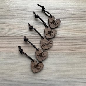 Maskemarkre Hjerte 1 st. 