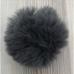 Pompon i Koksgr -  80 mm