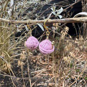 �reringe med garnn�gle - Rosa