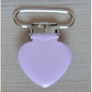 Seleclips Hjerte Lyserd