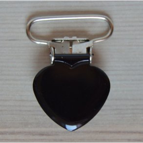 Seleclips Hjerte Sort