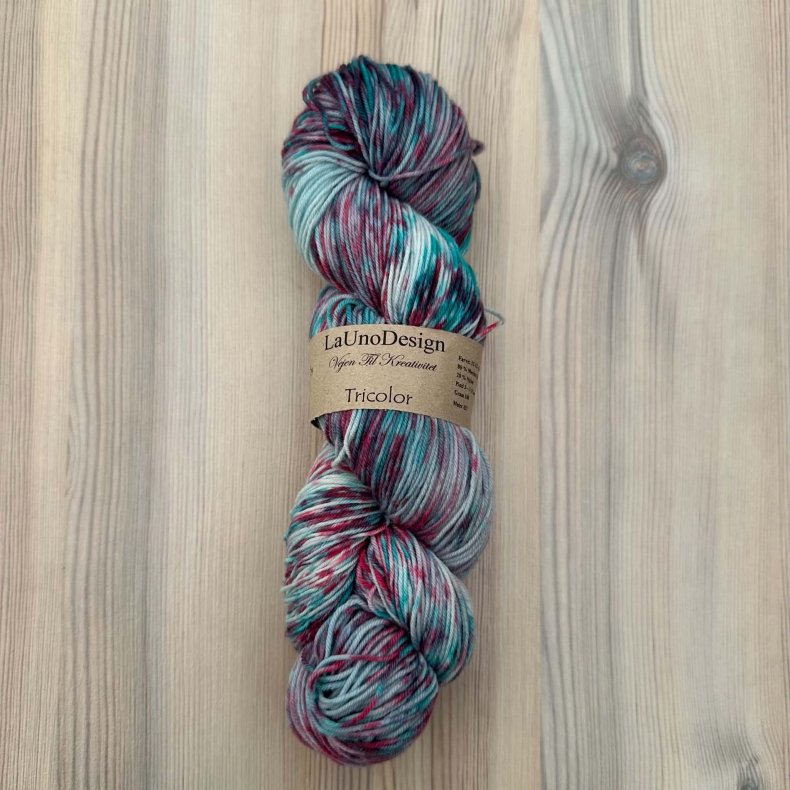 Tricolor Turkis/Rosa - 100 g