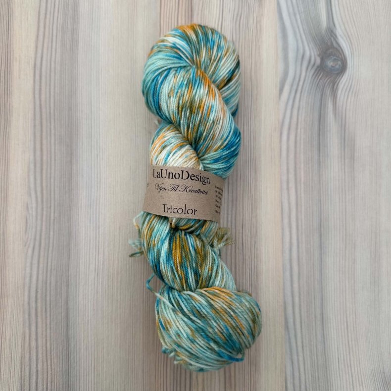 Tricolor Bl�/Turkis - 100 g